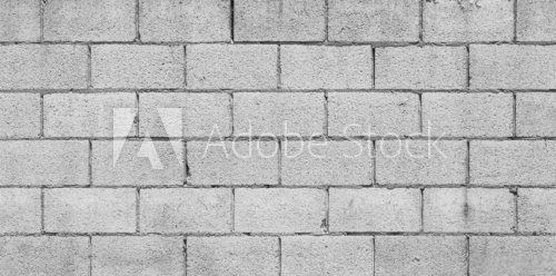 Fototapeta Concrete block wall texture and background seamless