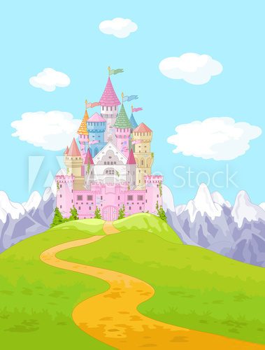 Fototapeta Fairy Tale Castle Landscape