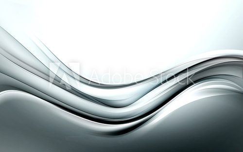 Fototapeta Gray Wave Abstract Design