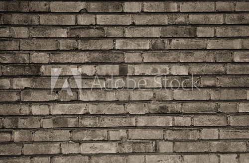 Fototapeta Old and dirty brick wall