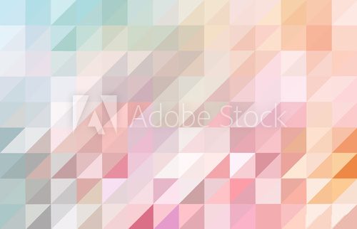 Fototapeta Pink and blue colored triangular pattern background