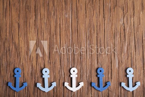 Fototapeta small anchor close-up
