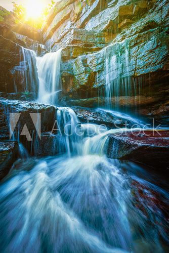 Fototapeta Tropical waterfall