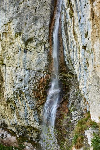 Fototapeta Waterfall in the mountains
