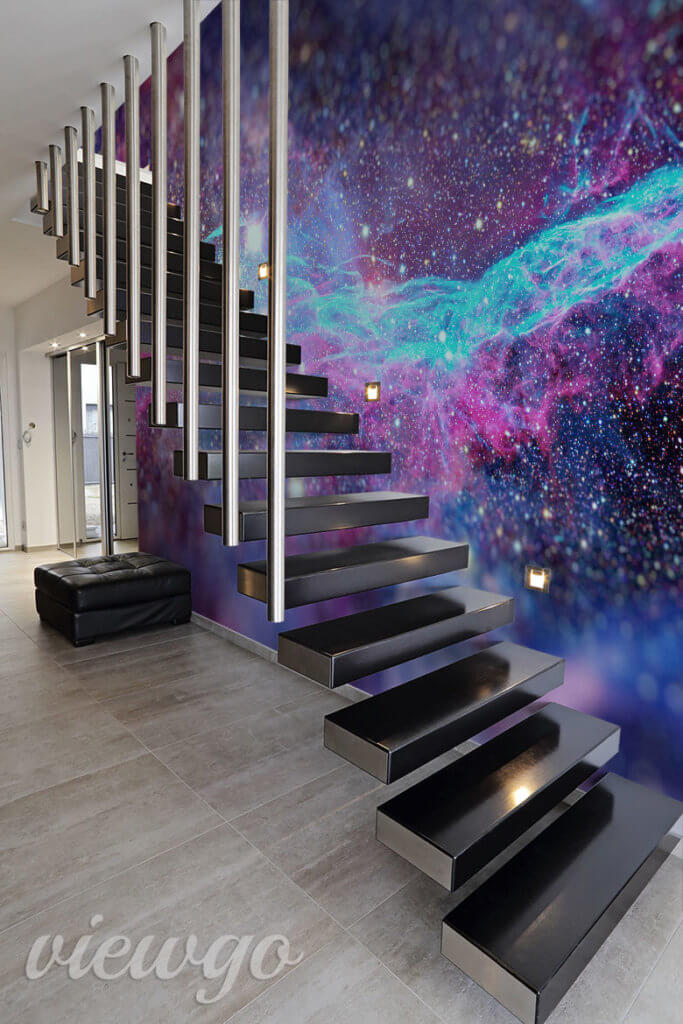 Fototapeta "Galaktyczne kolory" - Fototapety przy schodach