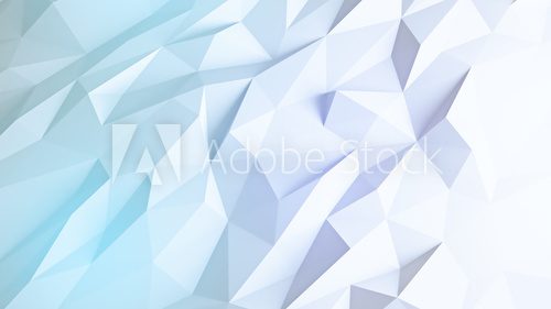 Fototapeta abstract 3d render background. Techno triangular low poly background.