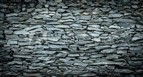 Fototapeta Abstract background of Stone wall vintage cool tone