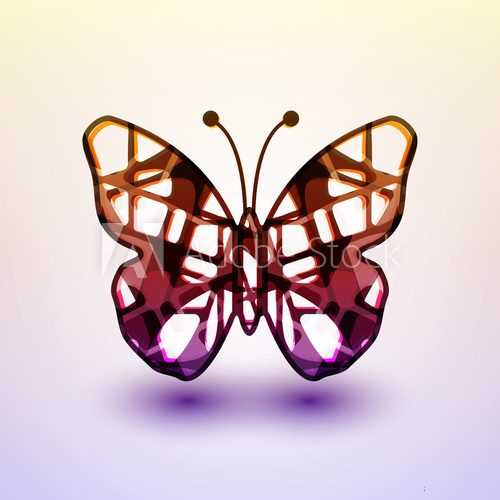 Fototapeta Abstract butterfly