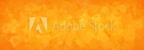 Fototapeta abstract mosaic background of orange gradient triangles