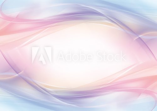 Fototapeta Abstract pastel eye-shaped background - frame