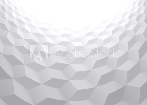 Fototapeta Abstract perspective background with 3d cubes