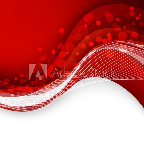 Fototapeta Abstract red background. Vector Illustration