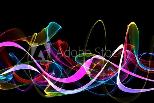 Fototapeta abstract ribbon waves