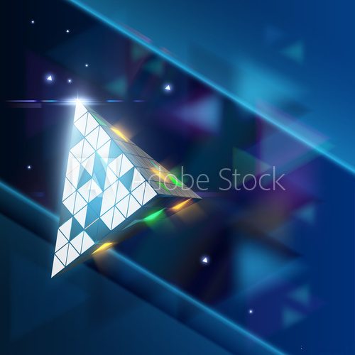 Fototapeta Abstract triangle background