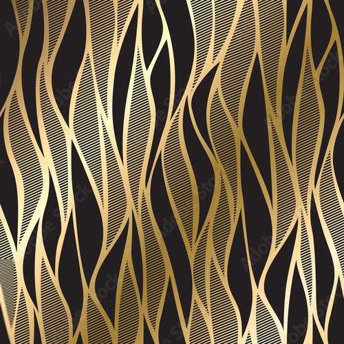Fototapeta Abstract vintage seamless damask pattern