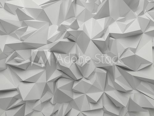 Fototapeta abstract white crystallized background