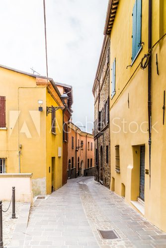 Fototapeta alleys of the medieval village