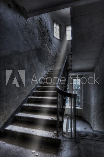 Fototapeta Altes Treppenhaus