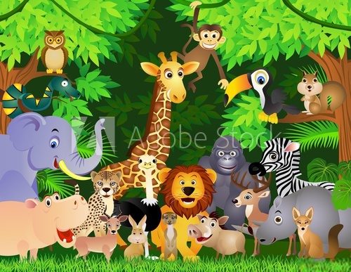 Fototapeta animal cartoon