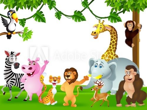 Fototapeta Animal cartoon