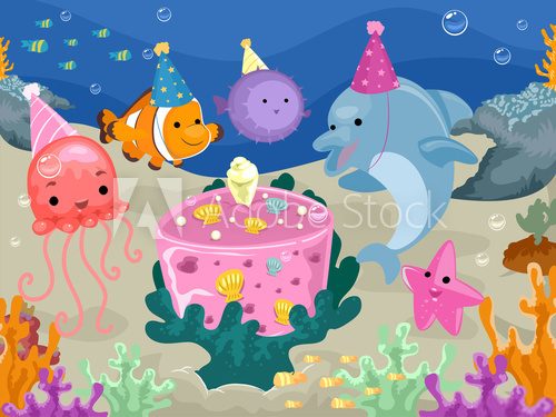 Fototapeta Animals Underwater Birthday