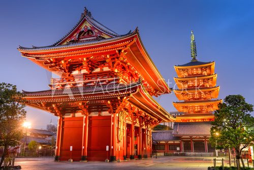 Fototapeta Asakusa Tokyo Shrine