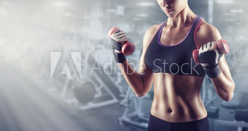 Fototapeta Athletic girl