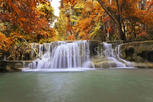 Fototapeta Autumn Waterfall