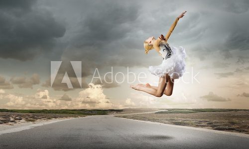 Fototapeta Ballerina girl