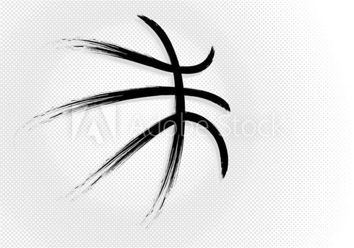 Fototapeta Basketball, vector