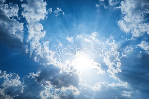 Fototapeta Beautiful clouds and blue sky