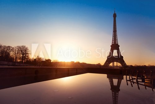 Fototapeta beautiful view of Paris, France
