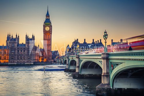 Fototapeta Big Ben and Houses of parliament, London