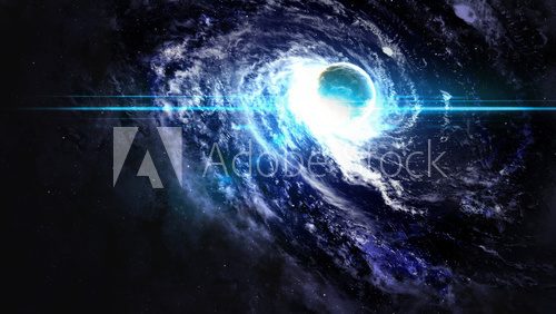 Fototapeta Black hole in space. Elements of this image furnished by NASA