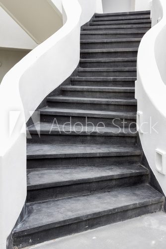 Fototapeta black stairs