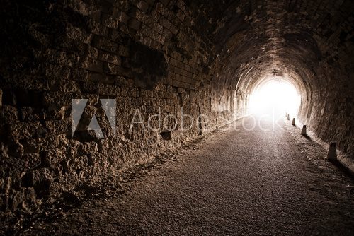 Fototapeta Black tunnel