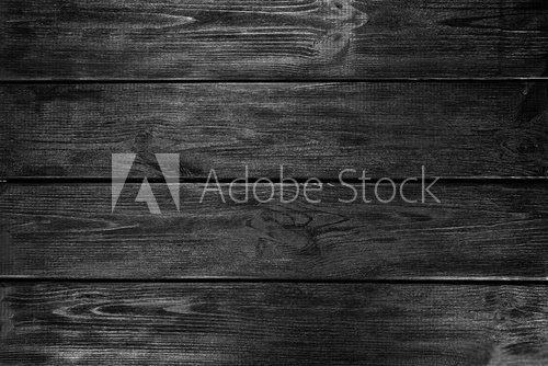 Fototapeta Black wood background