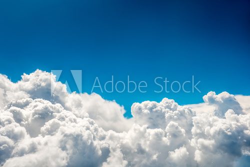 Fototapeta Blue clouds and sky