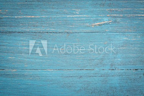 Fototapeta blue painted wood background