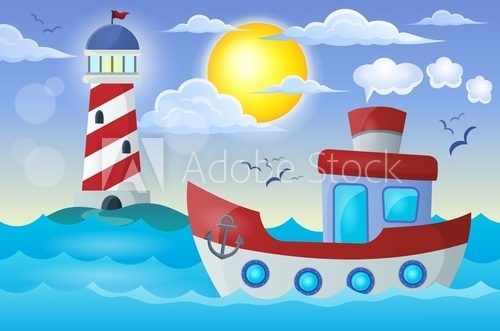 Fototapeta Boat theme image 2