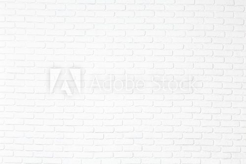 Fototapeta Brick, white, wall.