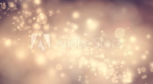 Fototapeta Bronze colored abstract lights background