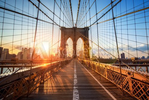 Fototapeta Brooklyn Bridge in New York City USA