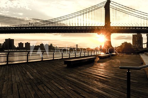 Fototapeta Brooklyn Bridge Sunrise in New York