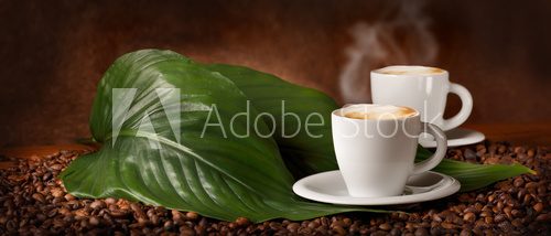 Fototapeta Cappuccino caldo - Hot Coffee