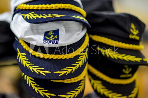 Fototapeta Caps sailors in natural light