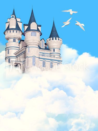 Fototapeta castle in the sky