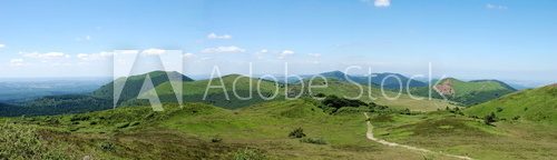 Fototapeta ChaÃ®ne de volcans