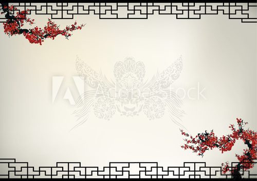 Fototapeta Chinese background