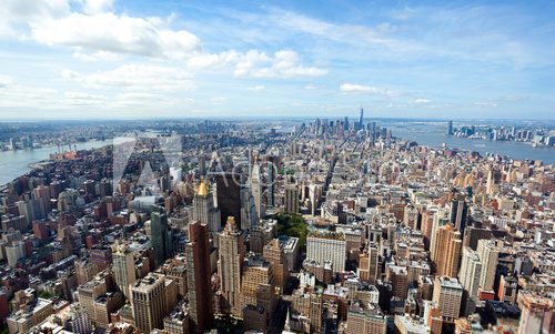 Fototapeta Cityscape view of Manhattan, New York City.